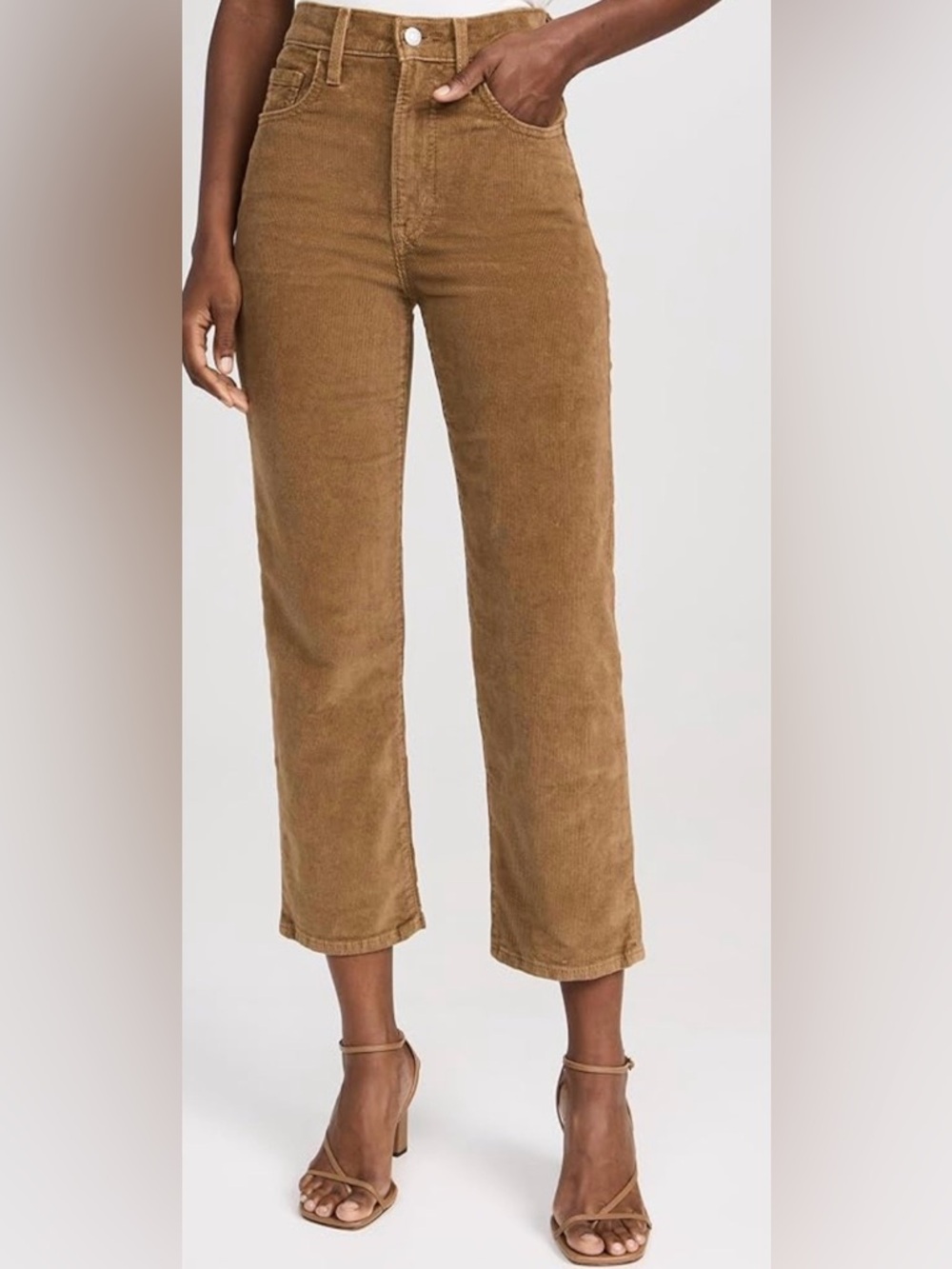 Levi’s Women’s Ribcage Straight Ankle Corduroy Pants